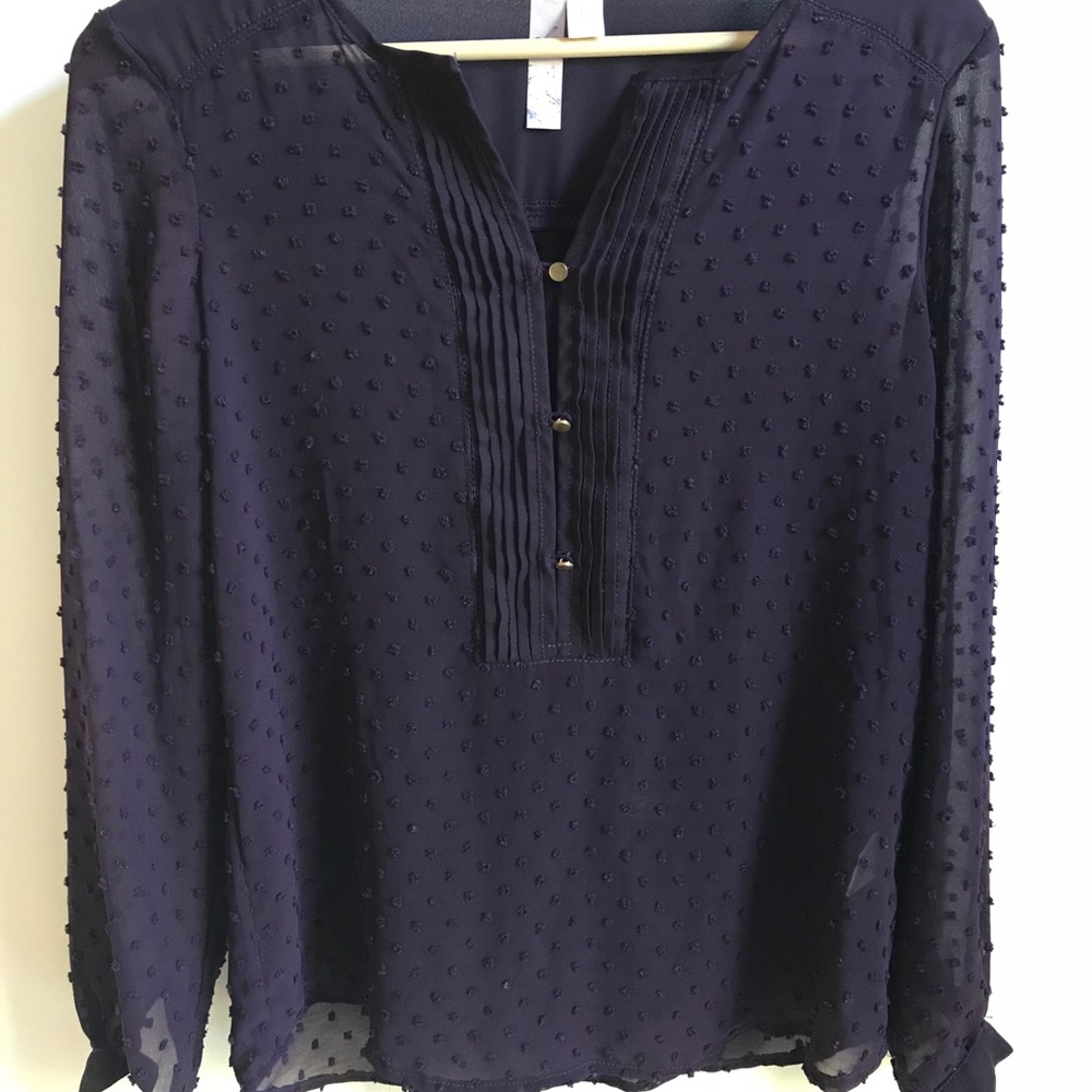 Dark purple blouse